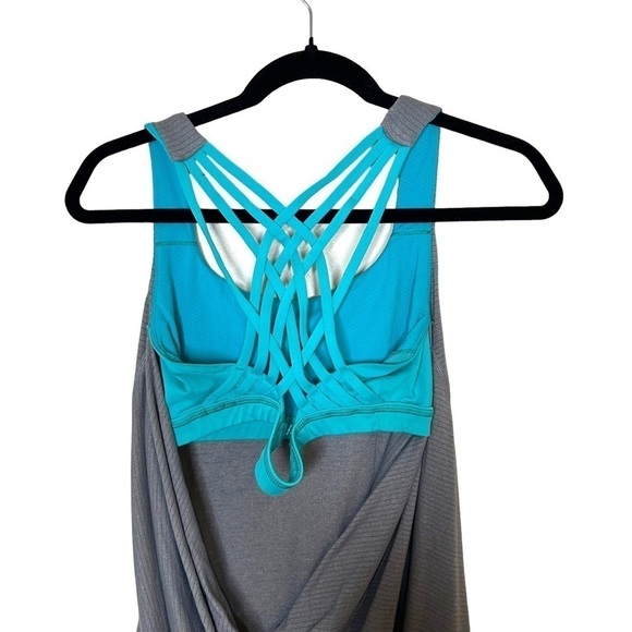 LULULEMON Wild Tank-  Heathered Slate / Blue Tropics - Picture 8 of 11